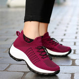 Chaussures Orthopédiques Stretch à Coussinets - Rouge