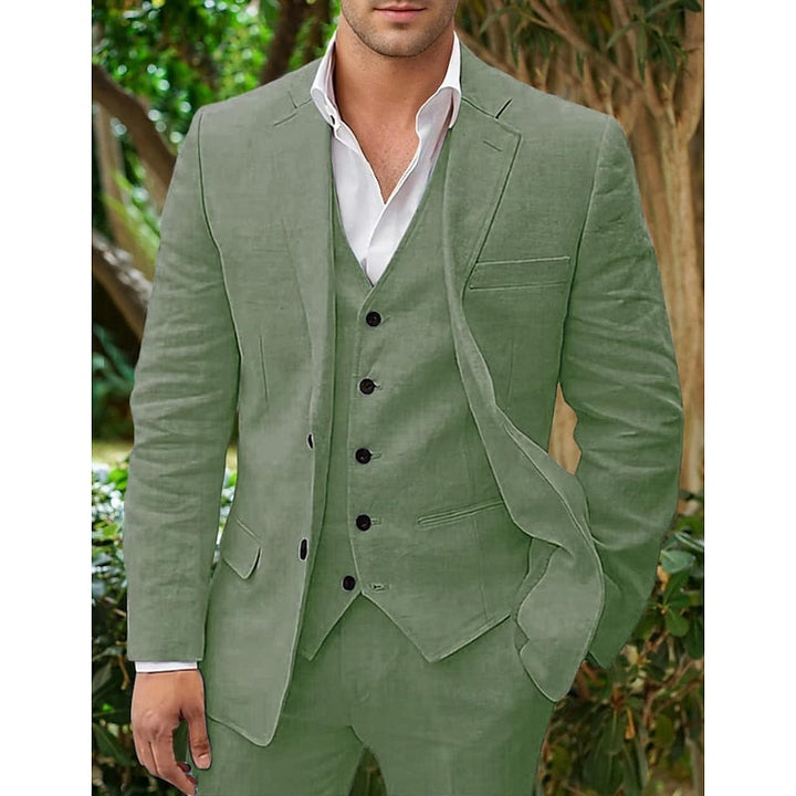 Herren 3-teiliges Set | Blazer, Weste & Hose | Eleganter Anzug für stilbewusste Männer